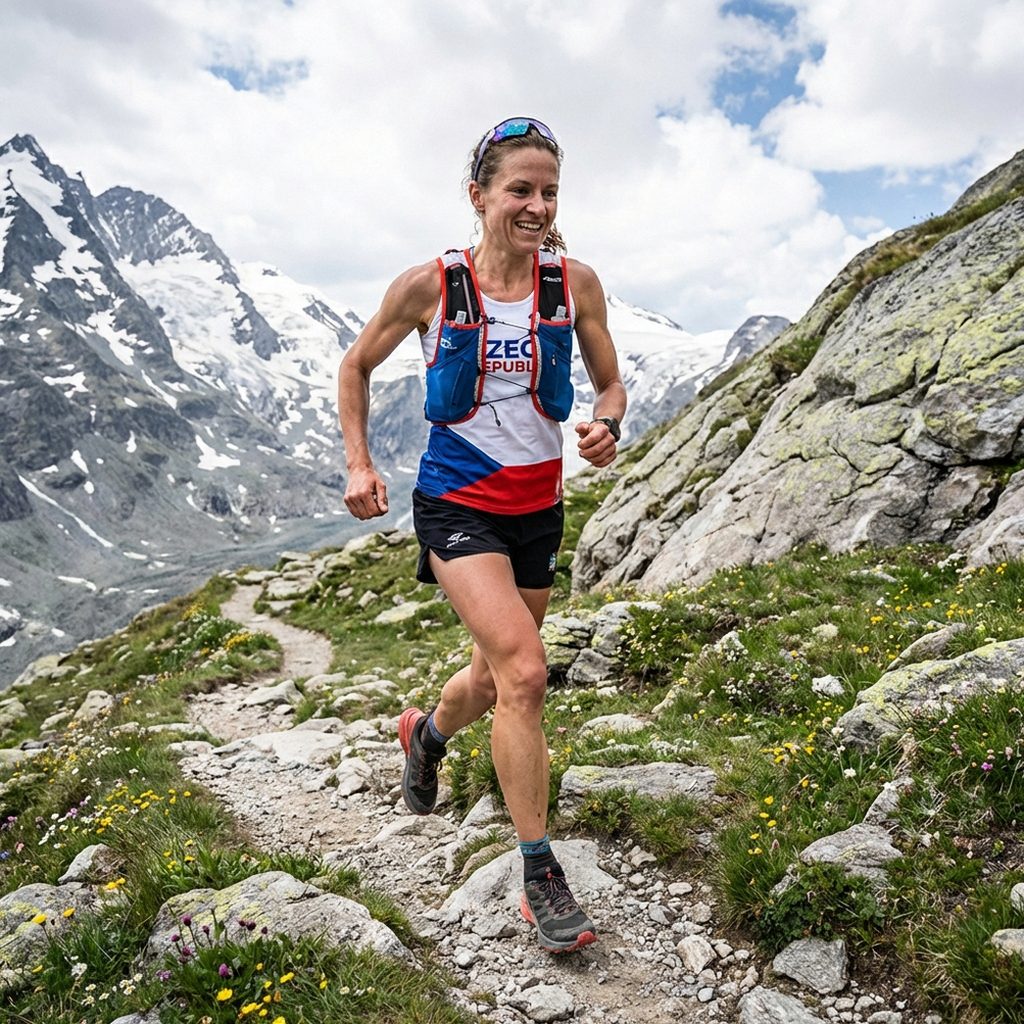 Marcela Vasinova — Czech trail runner at the Stubai Ultratrail