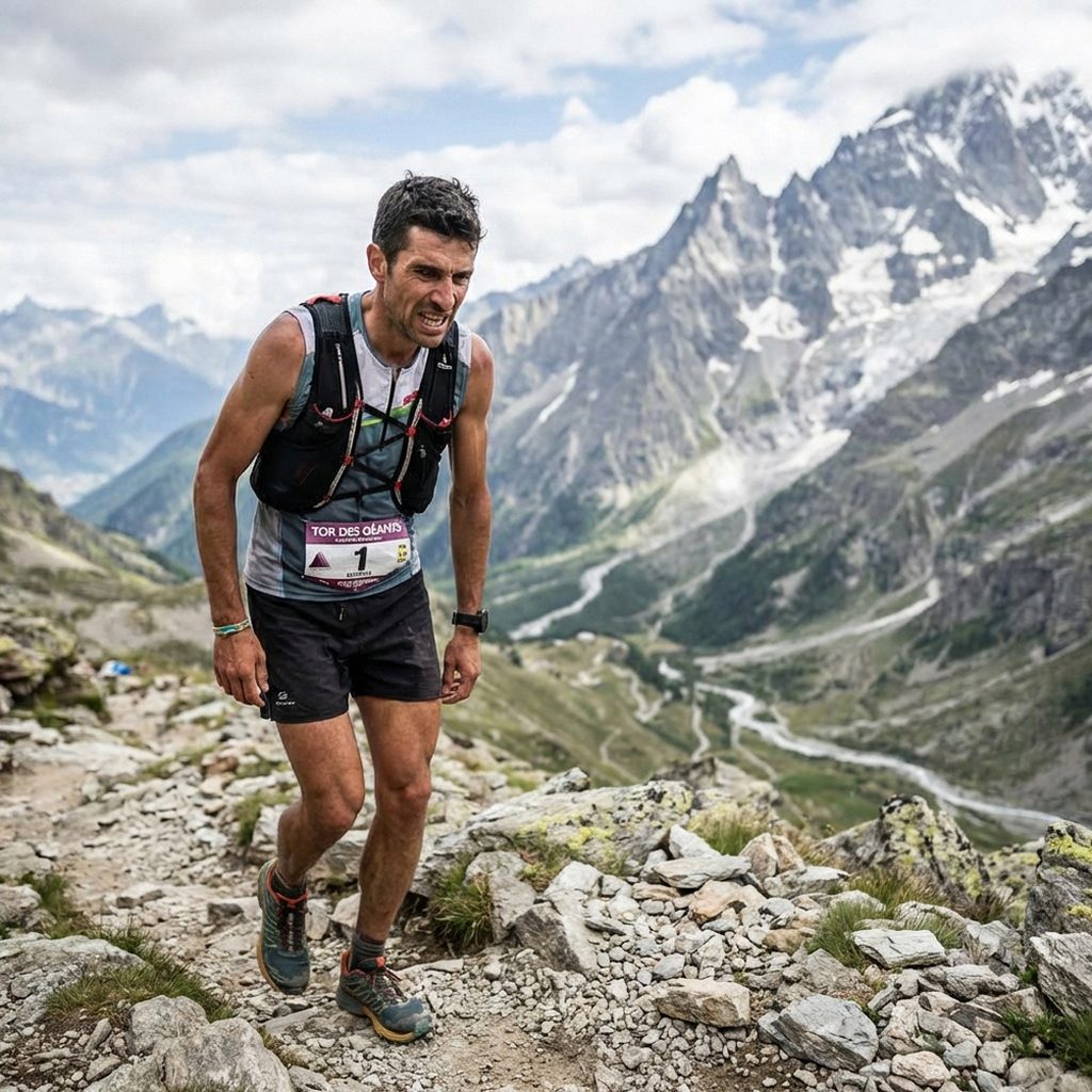 Martin Dematteis, Italian mountain runner at the WMTRC 2023