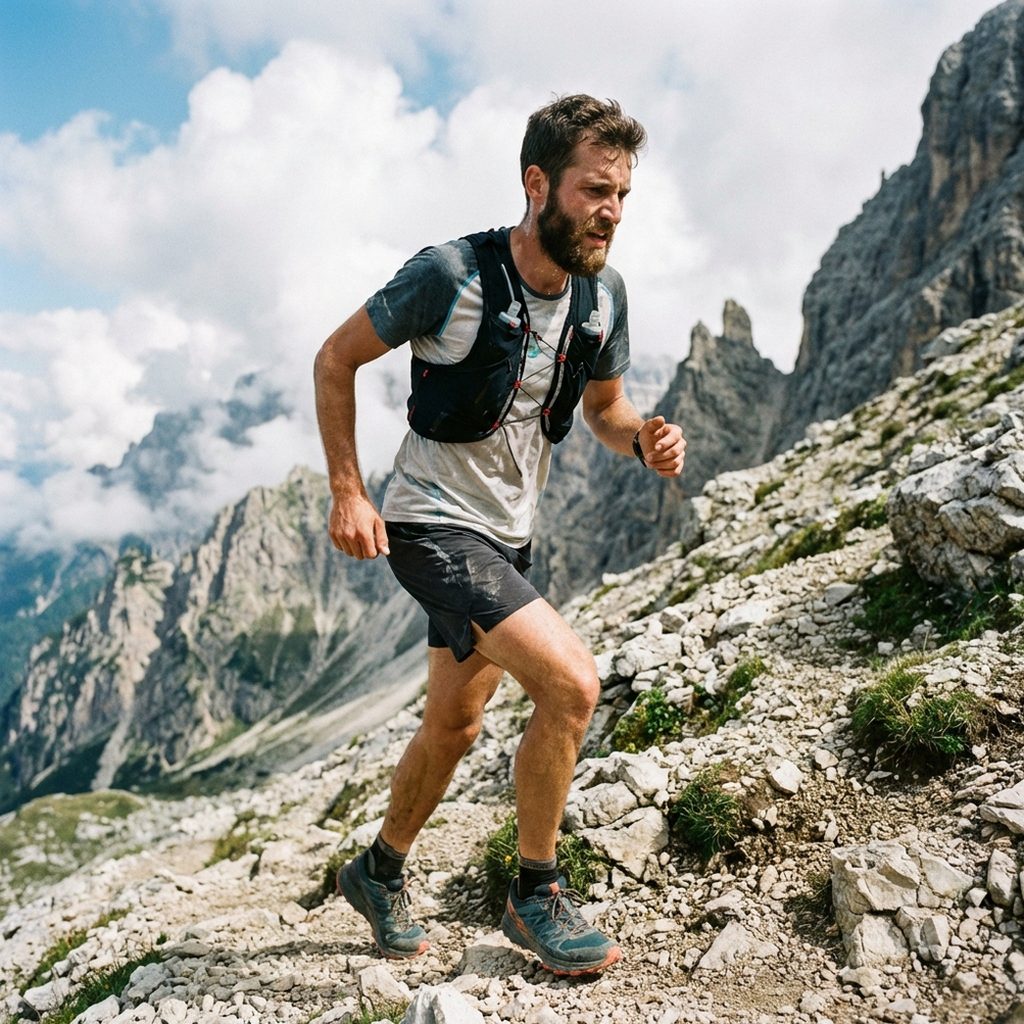Philipp Ausserhofer — South Tyrolean trail runner at the WMTRC 2023