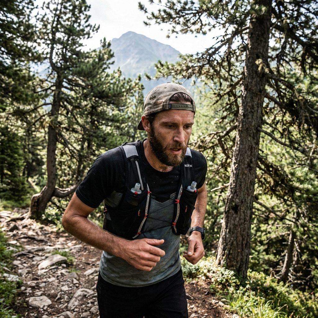 Sebastian Falkensteiner — Austrian trail runner at the WMTRC 2023